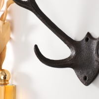 Крючки декоративные чугун "Рога оленя" 32х27,7х9,2 см Крючки декоративные чугун "Рога оленя" 32х27,7х9,2 см