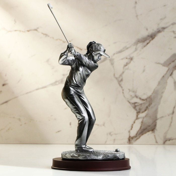 Статуэтка полистоун &laquo;Гольфист&raquo; 15,5 х 15,5 х 33,5 см