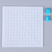 Трафарет-коврик для 3Д ручек «Фигуры», 2 напальчника Трафарет-коврик для 3Д ручек «Фигуры», 2 напальчника