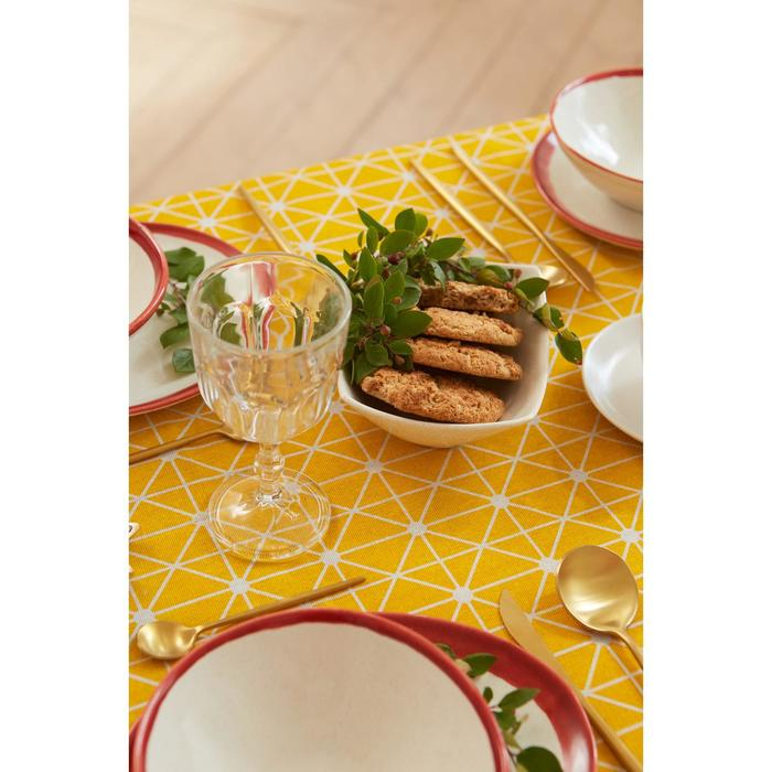 Скатерть Доляна "Паутина" 145х200&plusmn;3см,100%пэ, рогожка 130 гр/м