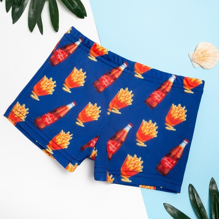 Плавки купальные для мальчика KAFTAN «Фри» рост 98-104 (30), цвет синий Плавки купальные для мальчика KAFTAN «Фри» рост 98-104 (30), цвет синий