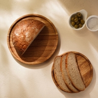 Доска для пиццы из дуба Sima-Land Home &laquo;Доливия&raquo;, d=20 см