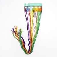 Вышивка крестиком на пластиковой канве &laquo;Дракоша с подарком&raquo;, новогодний набор для творчества