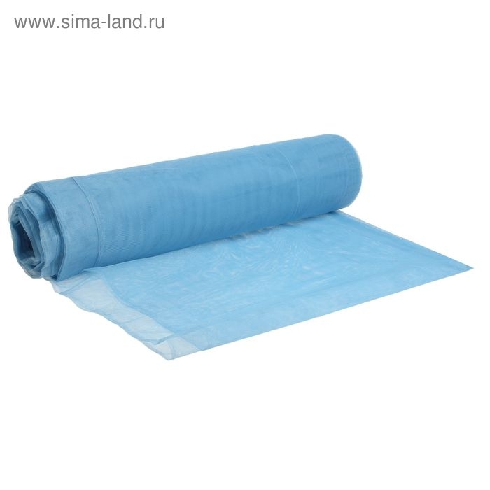 Сетка антимоскитная для окон и дверей, ширина &mdash; 150 см, цвет синий (в рулоне 50 м)