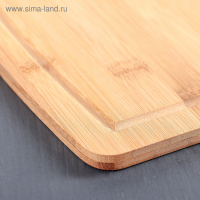 Доска разделочная Доляна &laquo;Бамбуковый лес&raquo;, бамбук, 30&times;20 см