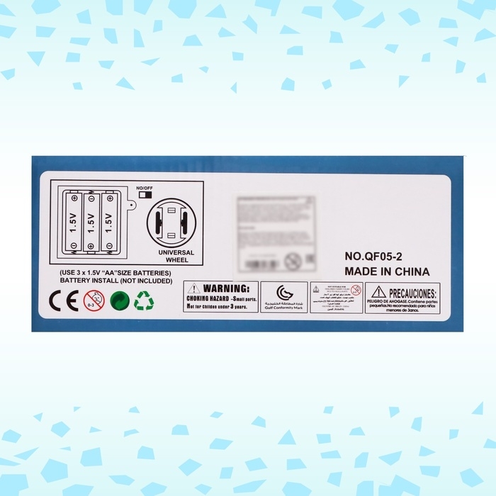 Динозавр &laquo;Шестерёнки&raquo;, свет и звук, работает от батареек, цвет синий