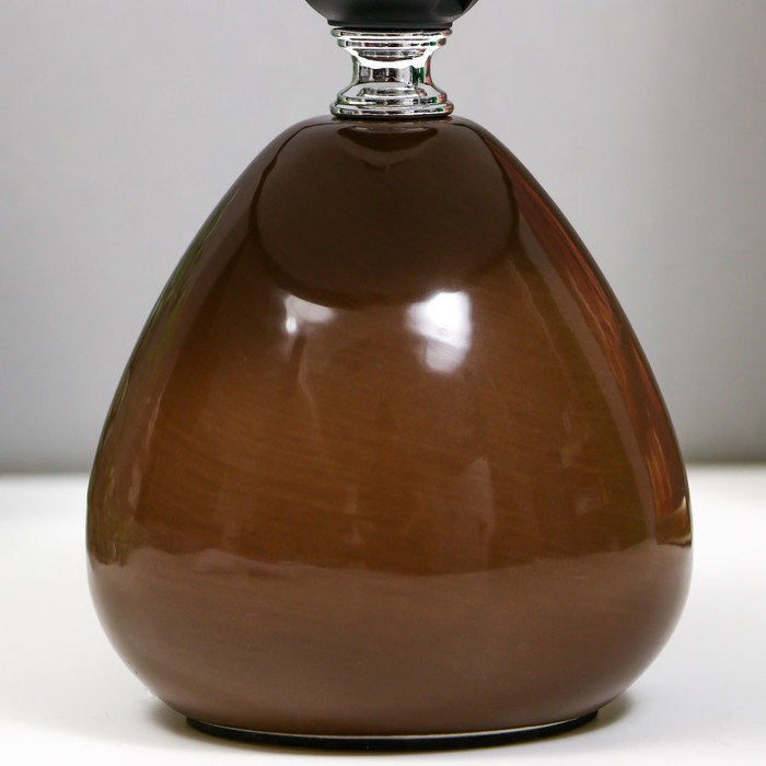 Лампа настольная "Инканто" 1х40Вт Е27 коричневый 18х18х27 см RISALUX