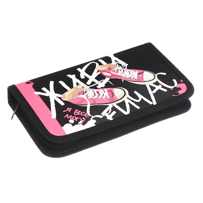 Пенал 1 секция 115 х 205 х 30 мм, Calligrata Пенал 1 секция 115 х 205 х 30 мм, Calligrata "Кеды", ламинированный картон