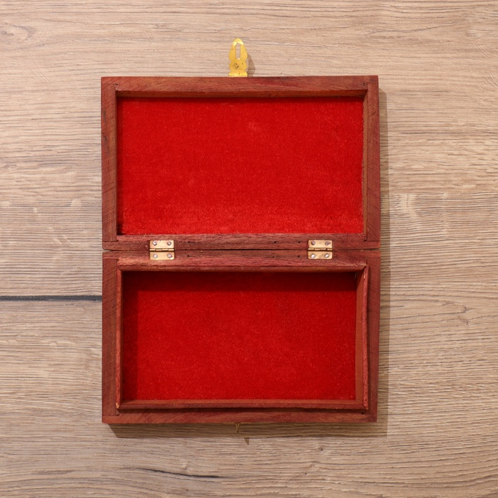 Шкатулка Шкатулка "Листики" дерево 20х13х6 см