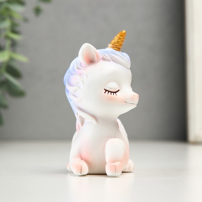 Сувенир полистоун Сувенир полистоун "Милые единороги" набор 2 шт 7х4х8, 7х4х8 см