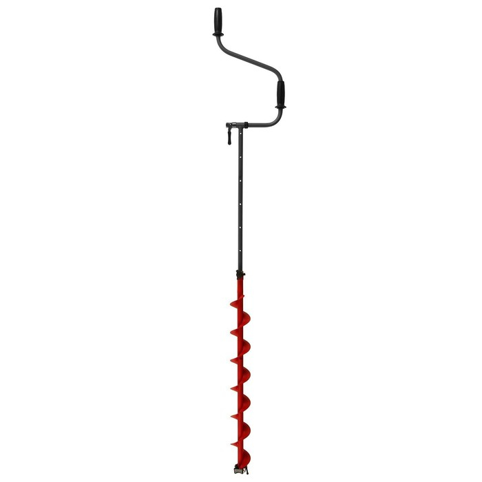 Ледобур BURAN 100R, правое вращение, цельнотянутый шнек