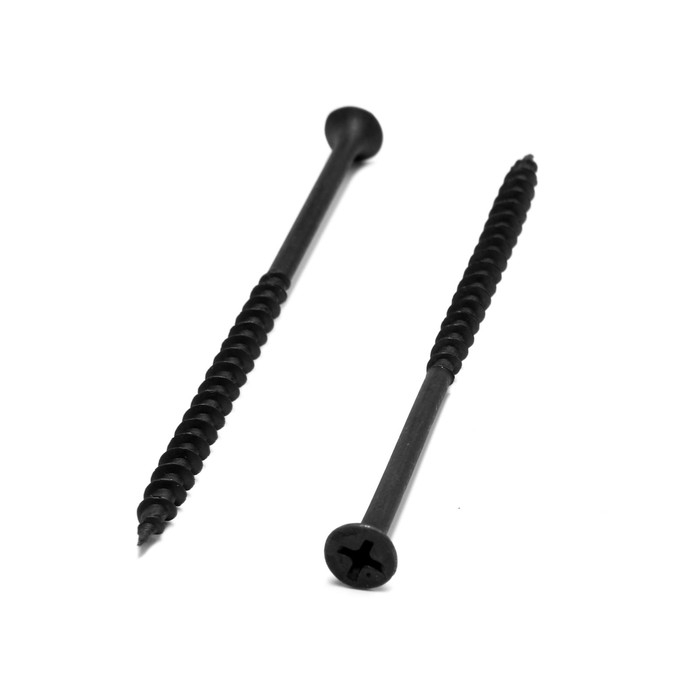 Саморез по дереву, 4.8х102 мм, крупный шаг, фосфатированный, 200 шт Саморез по дереву, 4.8х102 мм, крупный шаг, фосфатированный, 200 шт