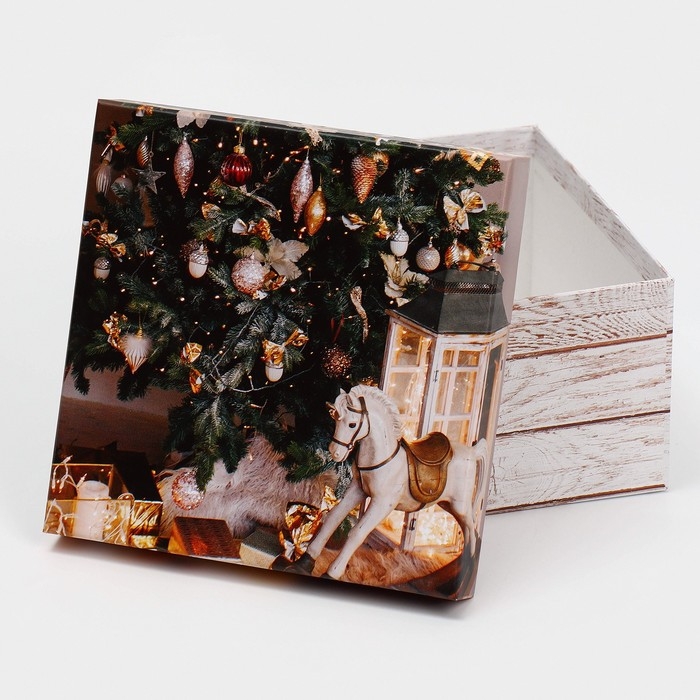 Набор подарочных коробок 6в1 «С Новым годом», 10 х 10 х 6 - 20 х 20 х 11 см, Новый год Набор подарочных коробок 6в1 «С Новым годом», 10 х 10 х 6 - 20 х 20 х 11 см, Новый год