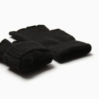 Митенки подростковые MINAKU 16 см черный Митенки подростковые MINAKU 16 см черный