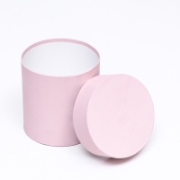 Набор круглых подарочных коробок 5 в 1 &laquo;Кофе с молоком&raquo;, 20 &times; 20 ‒ 14 &times; 14 см