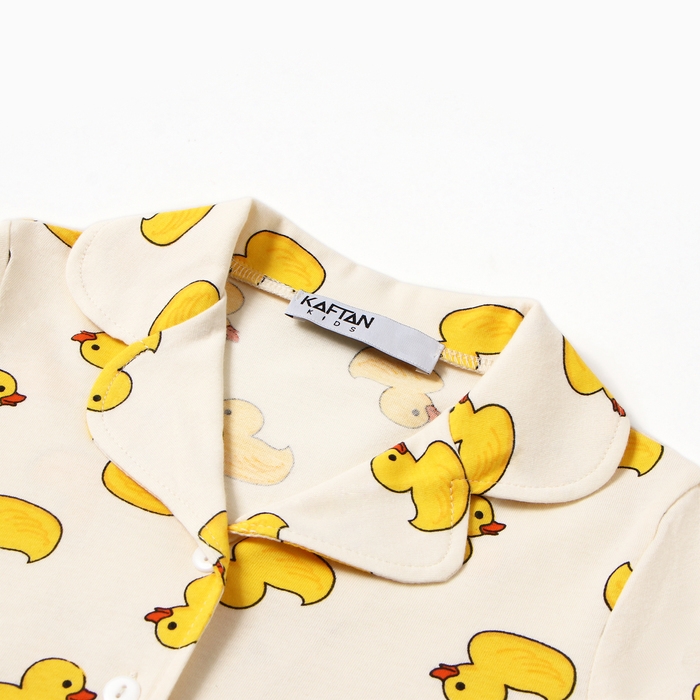Пижама детская (рубашка и брюки) KAFTAN Duck, р-р 28 (86-92)