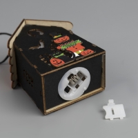 Светодиодная подвеска «Дом Джека» 7 × 9.5 × 6 см, пластик, батарейки LR1130х3 (в комплекте), свечение тёплое белое Светодиодная подвеска «Дом Джека» 7 × 9.5 × 6 см, пластик, батарейки LR1130х3 (в комплекте), свечение тёплое белое