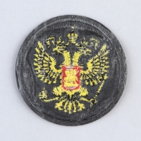 Термонаклейка на одежду &laquo;Орёл&raquo;, диам.6 см