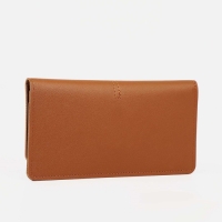 Кошелёк женский на кнопке, цвет коричневый Кошелёк женский на кнопке, цвет коричневый