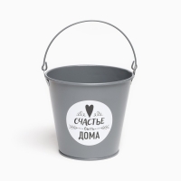 Набор подарочный &laquo;Милый дом&raquo;: ведро, полотенце 35х60, лопатка, кисть, венчик,губка