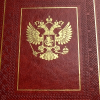 Ежедневник недатированный A5, 176 листов, deVENTE.Symbol, твёрдая обложка из искусственной кожи с поролоном, золотой срез, блок 70 г/м2, коричневый