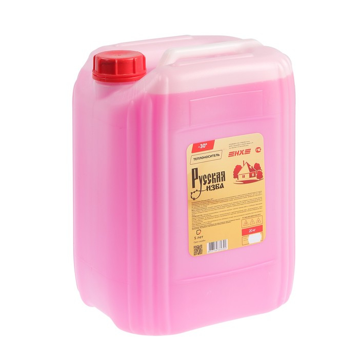 Теплоноситель Теплоноситель "Русская изба" - 30, основа этиленгликоль, 20 кг