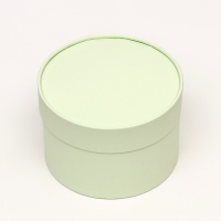 Подарочная коробка медовая дыня, завальцованная без окна, 16х11 см