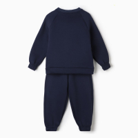 Костюм детский с начёсом (джемпер, брюки) KAFTAN "Basic line" р.34 (122-128), синий