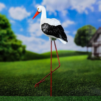 Садовая фигура "Аист" 70х31х12см Садовая фигура "Аист" 70х31х12см