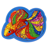 Пазл деревянный фигурный &laquo;Рыбка&raquo;, 64 элементов