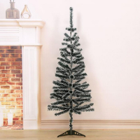 Ёлка "Радуга с белым" пласт подставка, 120 см d нижнего яруса 43 см d иголок 6 см 110 веток