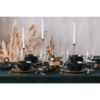 Блюдо для подачи с соусниками Magistro &laquo;Галактика&raquo;, 6 предметов: 5 соусников 250 мл, подставка 29&times;29&times;12 см