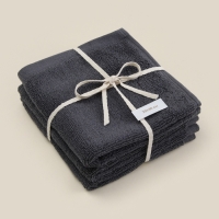 Набор салфеток SL HOME: Basic "Гри Сандре" 30х30 см - 3 шт., 100% хлопок, 530 г/м2