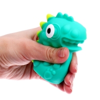 Мялка «Динозавр», цвета МИКС Мялка «Динозавр», цвета МИКС