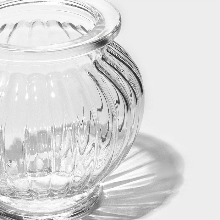 Банка стеклянная для сыпучих продуктов Доляна &laquo;Галерея&raquo;, 300 мл, 9,5&times;13 см