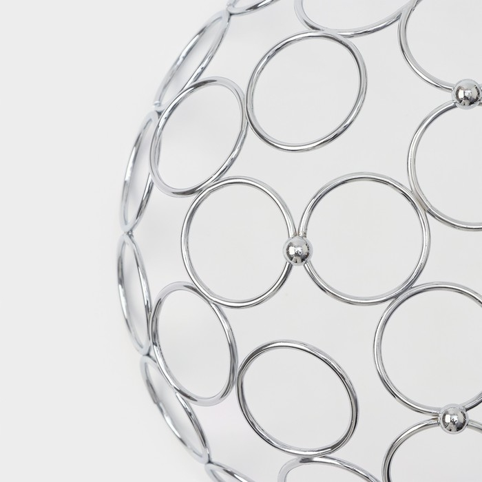 Фруктовница Доляна «Ринго», 23×23×9,5 см, цвет хром Фруктовница Доляна «Ринго», 23×23×9,5 см, цвет хром