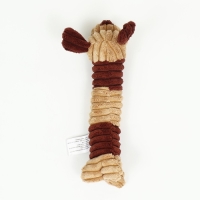 Игрушка текстильная "Пес", 24 х 8 см, коричневая Игрушка текстильная "Пес", 24 х 8 см, коричневая