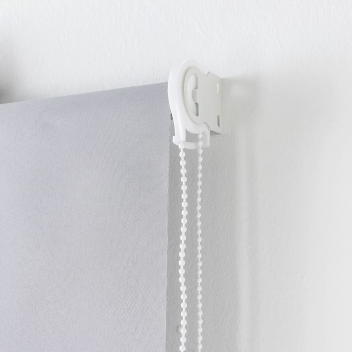 Штора рулонная &laquo;Механика&raquo;, 60&times;180 см (с учётом креплений 3,5 см), цвет серый