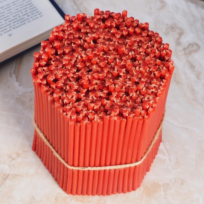 Свечи красные церковные №100, упаковка 2кг Свечи красные церковные №100, упаковка 2кг