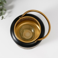 Подсвечник металл на 1 свечу "Зерно" d=5 см 15х15х17,5 см Подсвечник металл на 1 свечу "Зерно" d=5 см 15х15х17,5 см