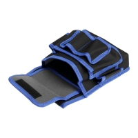 Сумка-пояс для инструментов ТУНДРА, одинарная, 2 кармана, 4 петли Сумка-пояс для инструментов ТУНДРА, одинарная, 2 кармана, 4 петли