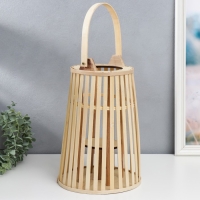 Подсвечник дерево на 1 свечу "Экология" 31х22х22 см Подсвечник дерево на 1 свечу "Экология" 31х22х22 см