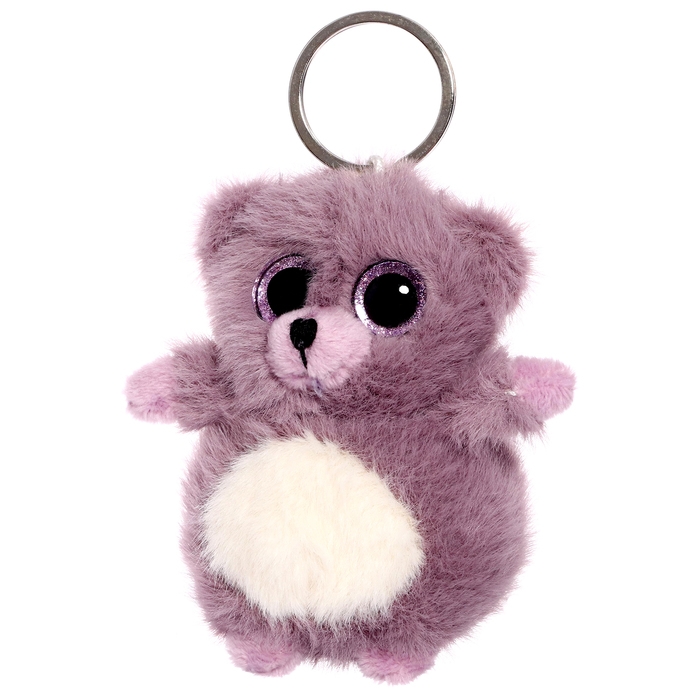 Мягкая игрушка &laquo;Мишка&raquo;, цвет сиреневый, 11 см
