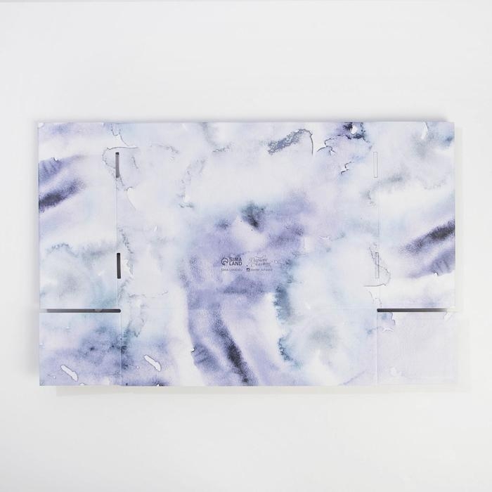 Коробка подарочная новогодняя складная Happy New Year, 30,7 х 22 х 9,5 см, Новый год