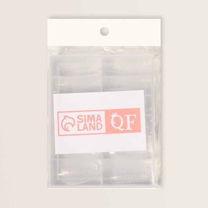 Верхние формы для наращивания, набор 120 шт, форма овал, прозрачные Верхние формы для наращивания, набор 120 шт, форма овал, прозрачные