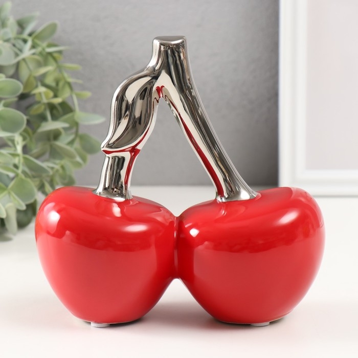 Сувенир керамика "Вишенки" 15,5х7,5х15 см