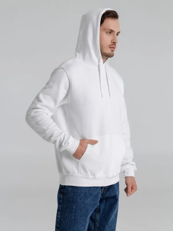 Толстовка с капюшоном Slam 320, белая, размер XS Толстовка с капюшоном Slam 320, белая, размер XS