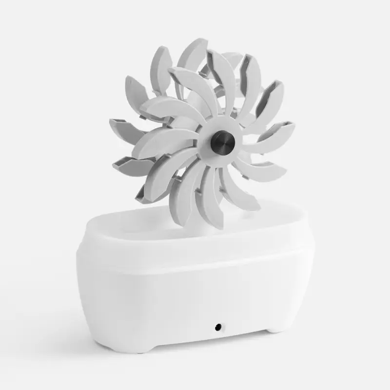 Увлажнитель-ароматизатор Steam Spin, белый с серым Увлажнитель-ароматизатор Steam Spin, белый с серым