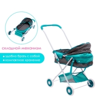 Коляска для кукол «Прогулка», универсальная, с корзиной Коляска для кукол «Прогулка», универсальная, с корзиной