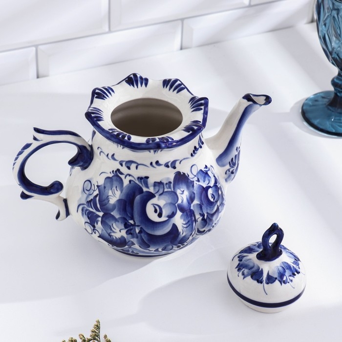 Чайник &laquo;Анимон&raquo;, 1 л, гжель